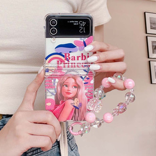 เคสโทรศัพท์มือถือแบบแข็ง กันกระแทก พร้อมสายคล้อง คุณภาพสูง สําหรับ Samsung Z Flip4 Z Flip3