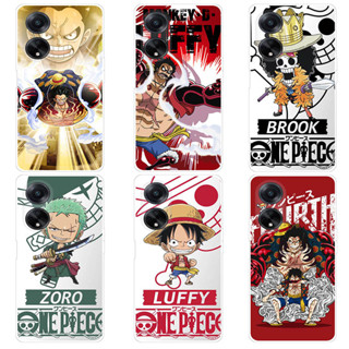 เคส OPPO A98 5G Case การ์ตูน One Piece Luffy เคสซิลิโคน Soft TPU โทรศัพท์มือถือ Back เคส