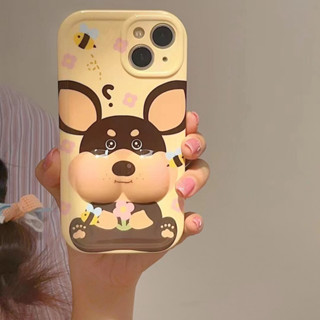 เคสโทรศัพท์มือถือ tpu แบบนิ่ม ลายใบหน้า 3D สําหรับ iPhone 13pro 12pro 14 14promax 14pro