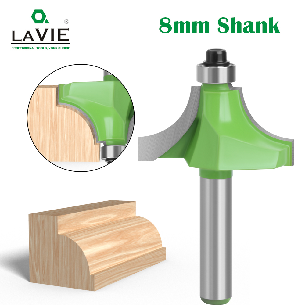 LAVIE 1 PC 8 มม.Shank Beading Bit ทังสเตนคาร์ไบด์ Double Edging Router Bits Milling Cutter สําหรับไม้เครื่องมืองานไม้ C0805216GN