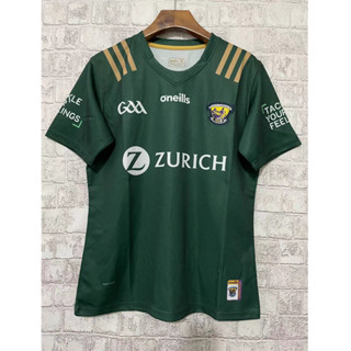 เสื้อยืดแขนสั้นลําลอง พิมพ์ลาย GAA Wexford Memorial Edition Rugby Jersey สวมใส่สบาย แฟชั่นสําหรับผู้ชาย ระบายอากาศได้