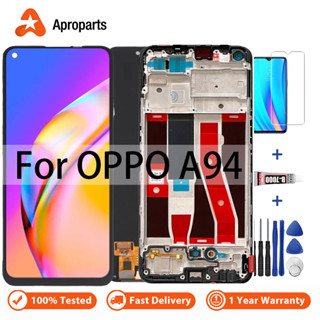 หน้าจอสัมผัส LCD พร้อมกรอบ สําหรับ Oppo A94 4G CPH2203 A94 5G CPH2211