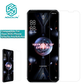 Nillkin ฟิล์มกระจกนิรภัยกันรอยหน้าจอ บางพิเศษ กันระเบิด 0.2 มม. สําหรับ Asus ROG Phone 5 5s 6 PRO H+PRO