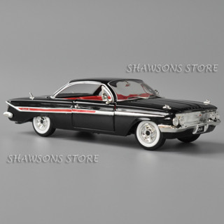 Jada โมเดลรถยนต์โลหะ สเกล 1:24 1961 Chevy Impala ขนาดเล็ก ของเล่นสําหรับเด็ก