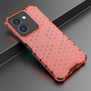 เคสโทรศัพท์มือถือ ป้องกันกระแทก ลายรังผึ้ง สําหรับ Vivo Y36 4G