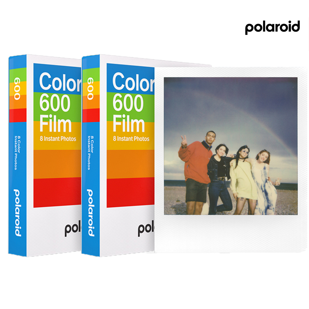 ฟิล์มโพลารอยด์ 600 สี สําหรับกล้องโพลารอยด์ 600 และ i-Type 8 แผ่น 16 แผ่น