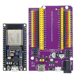 บอร์ดทดลอง ESP32 TYPE-C MICRO USB CP2102 WiFi และบลูทูธ Dual Core ESP32-DevKitC-32 ESP-WROOM-32 38PINS