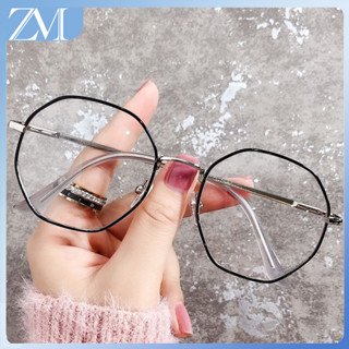 【ZM Glasses】แว่นตาเกรดแฟชั่น - 25 75 125 175 225 275 325 375 425 475 525 575 625 สุภาพสตรีป้องกันแสงสีน้ำเงินรอบแฟชั่นเกาหลีสำหรับนักเรียนสายตาสั้นคอมพิวเตอร์แว่นตา 086