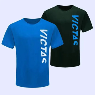 Victas เสื้อยืดลําลอง แขนสั้น ดูดซับเหงื่อ แห้งเร็ว สําหรับผู้ชาย และผู้หญิง เหมาะกับการเล่นกีฬา เทนนิส