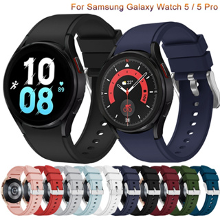 สายนาฬิกาข้อมือซิลิโคน สําหรับ Samsung Galaxy Watch 6 40 มม. 44 มม. Classic 47 มม. 43 มม. Galaxy Watch 5 40 มม. 44 มม. Correa