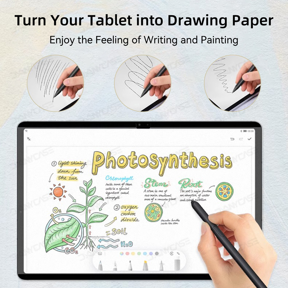 SAMSUNG กระดาษแม่เหล็กฟิล์มเช่นป้องกันหน้าจอสําหรับSamsung Galaxy Tab S10 Lite S11 S10 FE S10 Plus 12.4in S7 EF S8 S7 S9 FE Plus S6 Lite 10.4 นิ้ว 2024 10.4in A8 10.5inฟิล์ม - รูปที่ 2