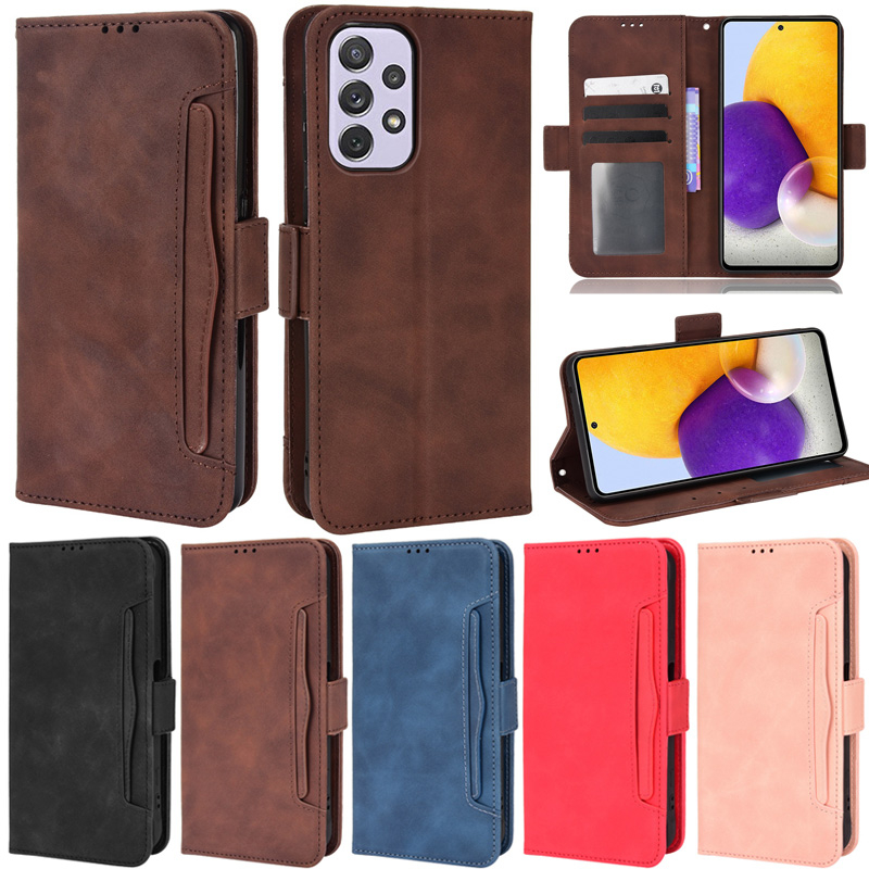 SAMSUNG หรูหราปลอกสําหรับSamsung Galaxy A26 5G A17 A53 A33 A73 5G A23 M23 A52 A72 A52s 5G M13 5G A12 M12 F12 5G A04s A02S A03S A03S A03S Matteกระเป๋าสตางค์