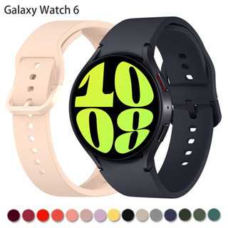 สายนาฬิกาข้อมือซิลิโคน 20 มม. สําหรับ Samsung Galaxy Watch 5/4 44 มม. 40 มม. Galaxy Watch 6 classic/5 pro 46 มม. 42 มม. 45 มม.