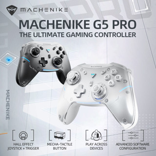 Machenike G5 Pro คอนโทรลเลอร์ gamepad ไร้สาย Hall linear trigger ปุ่มกล 6 แกน gyroscope การเชื่อมต่อ Tri-Mode สำหรับพีซี Steam Switch Windows PC แท็บเล็ตสมาร์ททีวี