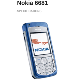 ชุดโทรศัพท์มือถือ Nokia 6681 แบบเต็ม สไตล์คลาสสิก