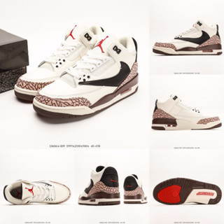 รองเท้าบาสเก็ตบอล Air Jordan 3 ลายแมวดํา สไตล์เรโทร 136064-009