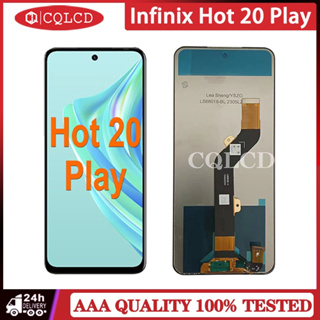 ชุดประกอบหน้าจอสัมผัส LCD สําหรับ Infinix Hot 20 Play X6825