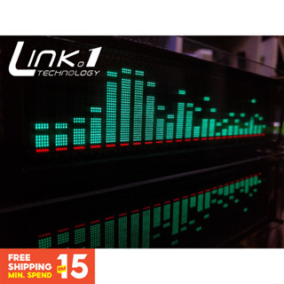 ⭐⭐⭐Link1 AK2515v2 VFD เครื่องวัดระดับเสียงเพลง สเปกตรัม บอร์ดขยายเสียง นาฬิกาแม่นยํา โหมด AGC ปรับได้