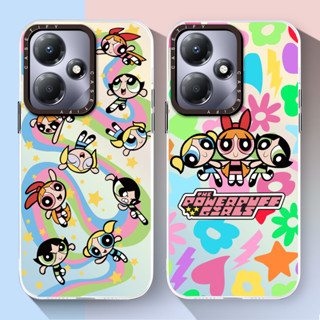 Casetify แท้ เคสโทรศัพท์มือถือ ซิลิโคนนิ่ม กันกระแทก กันรอยกล้อง ลาย Powerpuff Girls สําหรับ Infinix HOT 30 Play NFC 30i 12 12i 11 10