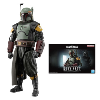 Bandai Star Wars The Mandalorian Boba Fett โมเดลฟิกเกอร์พลาสติก ขนาด 1/12 ของเล่นสําหรับเด็ก