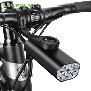 NEWBOLER 5000 Lumen จักรยานไฟ 6 LED 4800mAh จักรยานยกไฟหน้าประเภท C ชาร์จจักรยาน MTB ไฟหน้า IPX6 กันน้ำจักรยานไฟฉาย