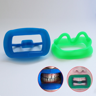 อุปกรณ์ทันตกรรม ซิลิโคน สําหรับดูแลช่องปาก แก้ม  3D ซิลิโคนนิ่ม 6 ชิ้น 3D Silicone Retractor