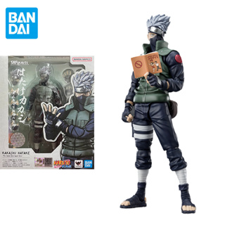 Bandai โมเดลฟิกเกอร์ อนิเมะนารูโตะ SHF Hatake Kakashi 2.0 The Hero of Sharingan ของเล่นสําหรับเด็ก