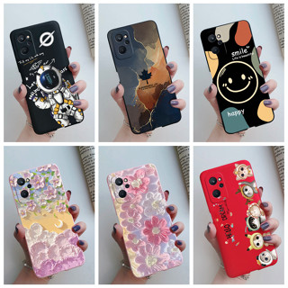 เคสซิลิโคนนิ่ม เนื้อแมตต์ ลายดอกไม้ อวกาศ สําหรับ Realme 9i 4G Realme9i 9 i RMX3491 2022