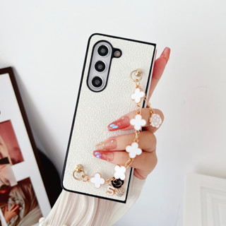 เคสโทรศัพท์มือถือ พร้อมสร้อยข้อมือ สําหรับ Samsung Galaxy Z FOLD 5 FOLD5