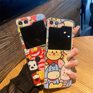 เคสโทรศัพท์มือถือ แบบแข็ง ลายการ์ตูนน่ารัก สําหรับ Samsung Galaxy Z Flip 5 4 3 5G