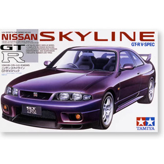 โมเดลรถยนต์ Skyline GT-R V-Spec (R33) Tamiya 24145 ขนาด 1:24 ของเล่นสําหรับเด็ก