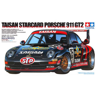 Tamiya 24175 Taisan Starcard Porsche 911 GT2 สเกล 1/24 Tamiya 1/24 Porsche 911GT2 รถแข่ง 24175