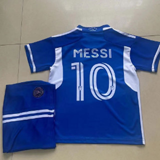 เสื้อกีฬาฟุตบอล Messi Jersey สําหรับเด็กผู้ชาย ผู้หญิง