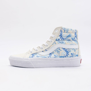 Va&amp;0ons Classic Paisley Pattern SK8-Hi รองเท้าผ้าใบลําลอง ข้อสูง แฟชั่นสําหรับผู้ชาย และผู้หญิง เหมาะกับการเล่นกีฬา -2422