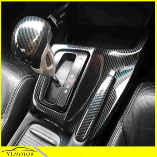 ฝาครอบแผงเกียร์ คาร์บอนไฟเบอร์ ABS สําหรับ 2012-2015 Honda Civic FB 9th Civic