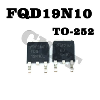 5 ชิ้น ต่อล็อต FQD19N10L FQD19N10 19N10L N Channel 6A 100V 15.6A ท่อเอฟเฟค