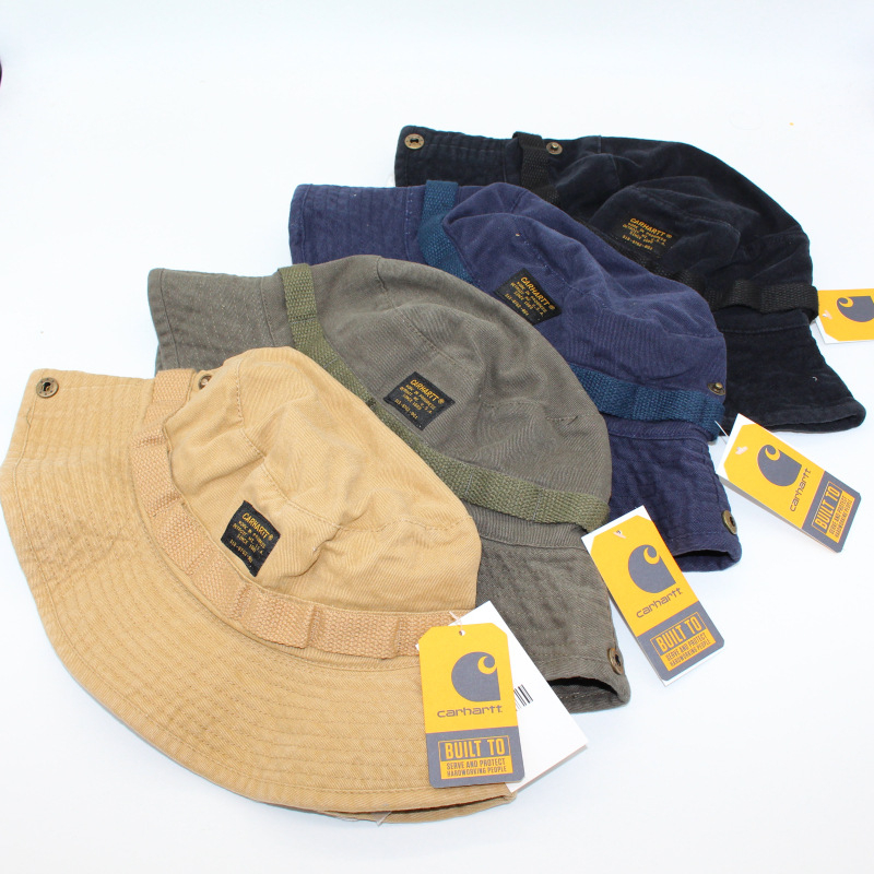 Carhartt หมวกกันแดด สไตล์ญี่ปุ่น สําหรับผู้ชาย และผู้หญิง