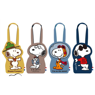 กระเป๋าถือ ผ้าแคนวาส ลายการ์ตูน Snoopy น่ารัก แบบพกพา สไตล์ญี่ปุ่น สําหรับใส่ขวดน้ํา แก้วน้ํา