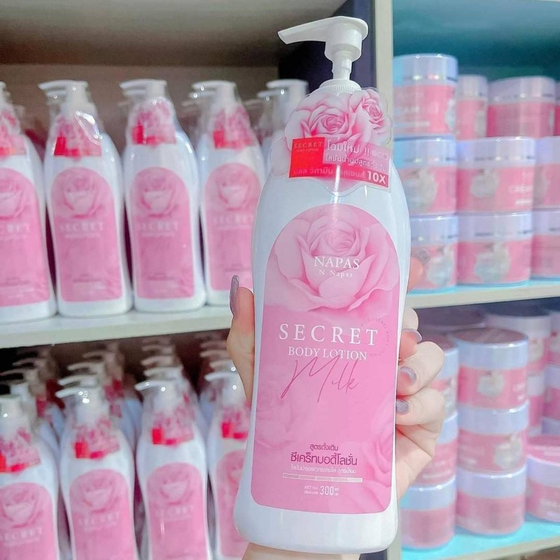 พร้อมส่ง โลชั่นนมหอมซีเคร็ท Milk secret Body Lotion ครีม นมหอม มิ้ลค์ซีเคร็
