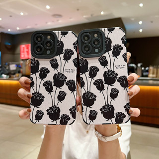 เคสโทรศัพท์มือถือ กันกระแทก ลายดอกกุหลาบน่ารัก สําหรับ Samsung A32 4G A32 LITE A01 4G A03S A11 A12 A21SA50 A50S 30S A51