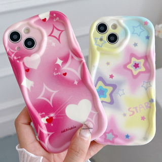 เคส OPPO a78 a17 a17k a77 a77s a57 2022 Reno8z Reno8 Reno7z Reno7 A15 A96 A12 A9 2020 a96 A76 A55 A74 A5S A3S A15s A94 A16 A53 A9 A5 2020 A54 A7 A31 A92 A33 A36 Reno4 Reno5 Reno6z เคส OPPO ขอบครีม colorful couple stars เคสโทรศัพท์มือถือ