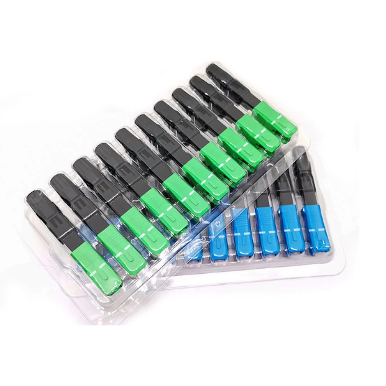 Ftth Optical Fiber Quick Connector sc-upc-apc, Single Mode Optical Fiber ftth sc Connector 10 ชิ้น/20 ชิ้น/50 ชิ้น
