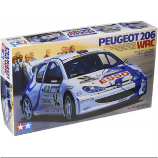 โมเดลรถยนต์พลาสติก Tamiya 1/24 No.221 Peugeot 206 WRC 24221