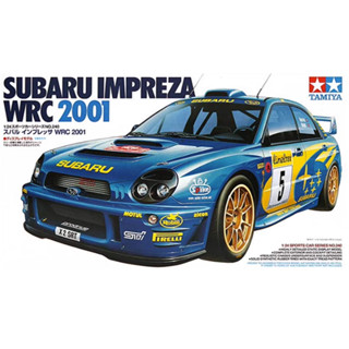 Tamiya 24240 ชุดโมเดลรถยนต์ Subaru Impreza WRC 2001 GDB R.Burns ขนาด 1/24