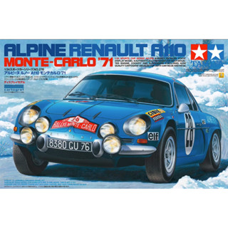 ชุดโมเดลรถยนต์ Renault Alpine A110 1971 Monto Carlo Rally Tamiya 24278 ขนาด 1/24