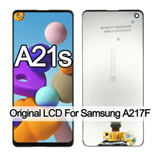 หน้าจอสัมผัส LCD ดิจิไทเซอร์ 6.5 นิ้ว แบบเปลี่ยน สําหรับ Samsung Galaxy A21s A217 A217F A21s SM-A217F DS