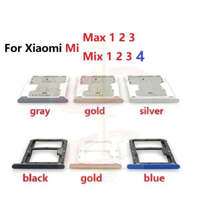 ถาดซิม (sim tray) สําหรับ Xiaomi Mi Max 1 2 3 Mix 1 2 3 2S