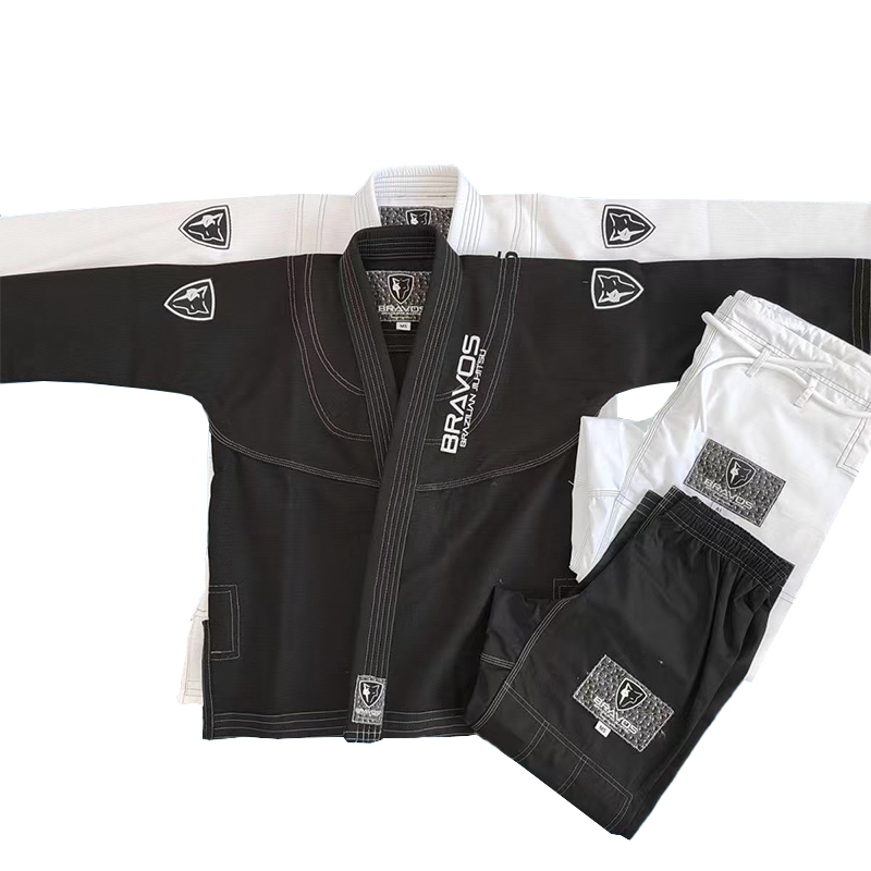 ชุดกิโมโนเทควันโด Brazilian Jiu Jitsu Gi BJJ TKD คุณภาพดี สําหรับฝึกซ้อม