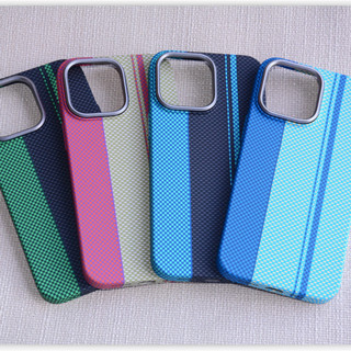 เคสโทรศัพท์มือถือ คาร์บอนไฟเบอร์ แบบสาน สําหรับ iPhone 12 13 14 Pro Max