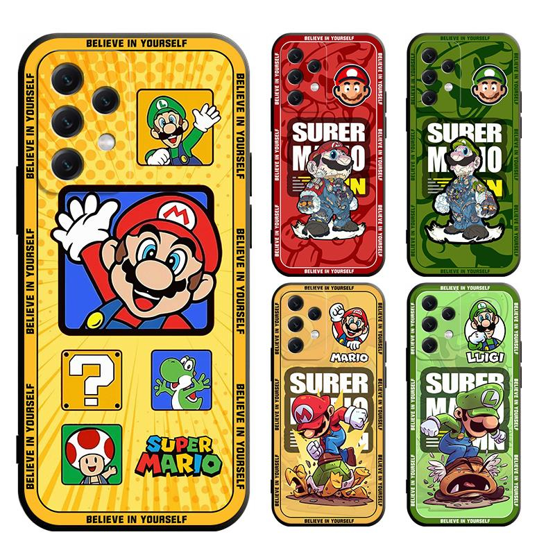 เคส Samsung A06 A55 A35 A15 A25 A05 A05S M15 M14 4G 5G Prime สําหรับเคส Mario luig เคสนิ่ม